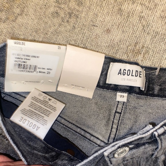 Agolde 90s mid rise loose size 23 - Picture 6 of 9